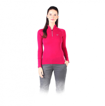 Vega - Bluză cu mânecă lungă (cu fermoar) - 100% Lână Merino [10]