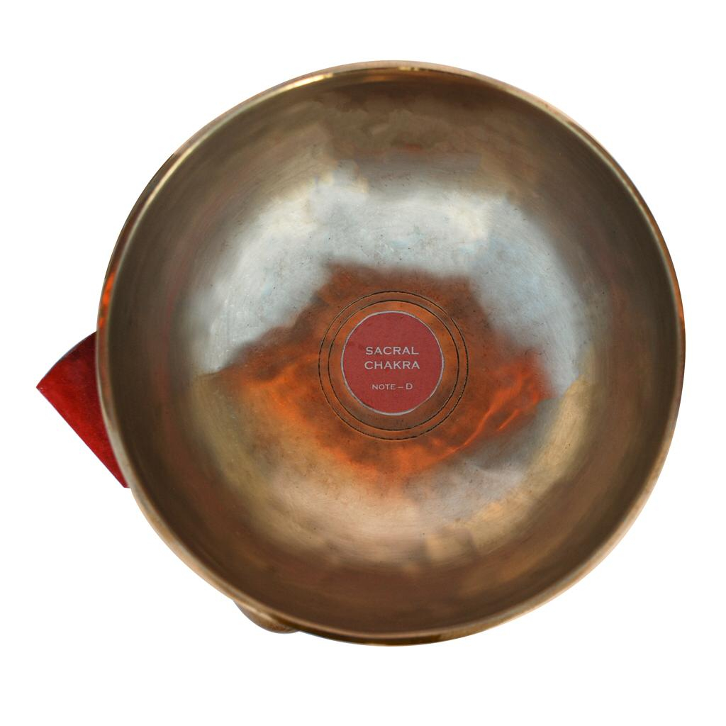 Set Clopote Tibetane Profesionale - Armonizare Chakre Sacral Chakra, 1,754 kg, D