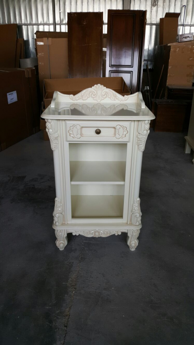 Gheridon alb single  stil Clasic Pur 803 [2]