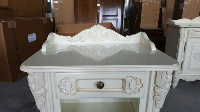 Consola Gheridon alb dublu stil Clasic Pur 802 [2]