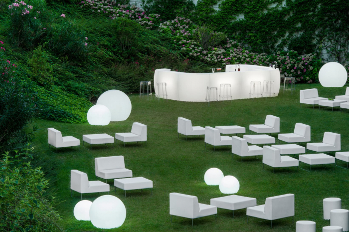 Bar modular luminos pentru terasa , gradinia exteriora Igloo [9]