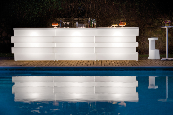Bar modular luminos Tetris [8]