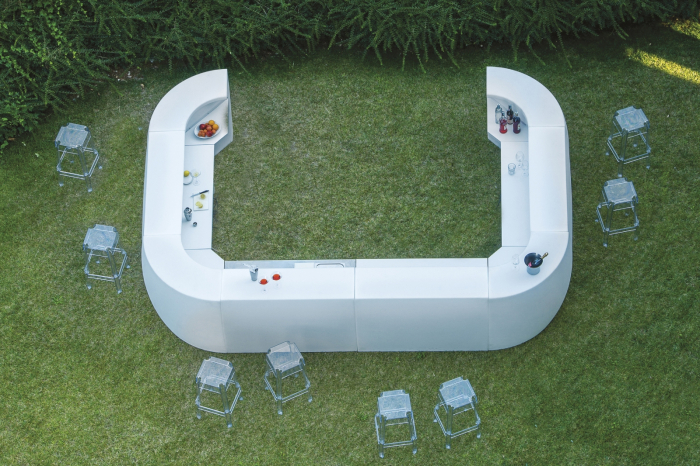 Colt Bar modular luminos pentru terasa , gradinia exteriora Igloo [5]