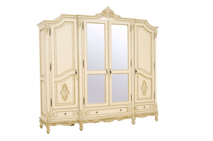 Dulap cu 4 usi din lemn masiv Pur 010 [2]