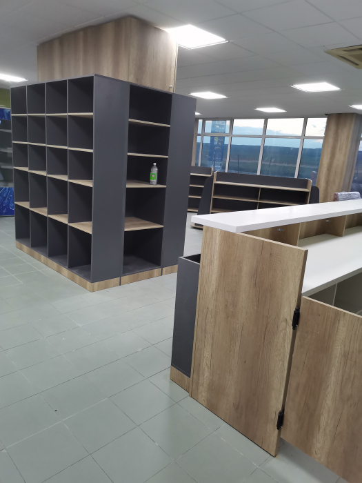 Mobilier benzinarie din pal melaminat localitatea Munteni. jud. Galati [3]