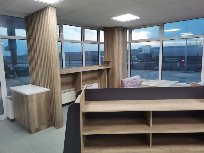 Mobilier benzinarie din pal melaminat localitatea Munteni. jud. Galati [5]