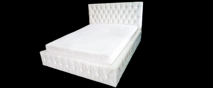 Pat tapitat  cu nasturi  tip chesterfiled Pur 400 [3]