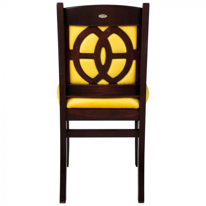 Scaun fara brate pentru restaurant Buldog Tapitat cu Spatar Oval [5]