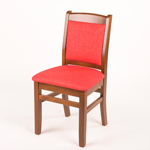 Scaun fara brate pentru restaurant Buldog Tapitat cu Spatar Oval [4]