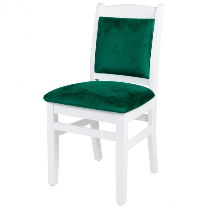 Scaun fara brate pentru restaurant Buldog Tapitat cu Spatar Oval [2]