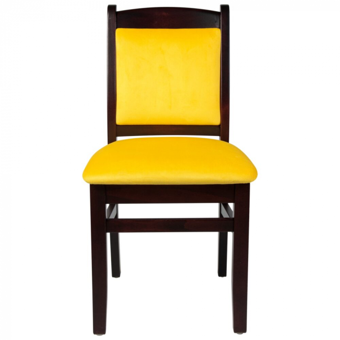 Scaun fara brate pentru restaurant Buldog Tapitat cu Spatar Oval [6]
