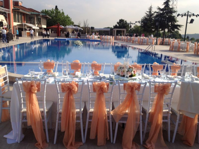Scaun pentru evenimente catering si conferinta din polipropilena CHIAVARI / TIFFANY  Auriu [4]