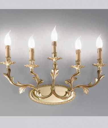 Corpuri De Iluminat - Lampa de perete cu 5 lumini din alama Pur 189