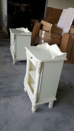 Gheridon alb single  stil Clasic Pur 803 [3]