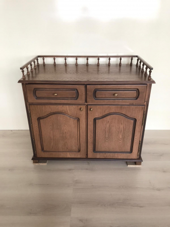 Console Si Gheridoane - Consola Gheridon maro dublu stil Clasic Pur 800