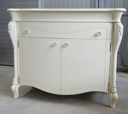 Console Si Gheridoane - Consola Gheridon alb dublu stil Clasic Pur 806
