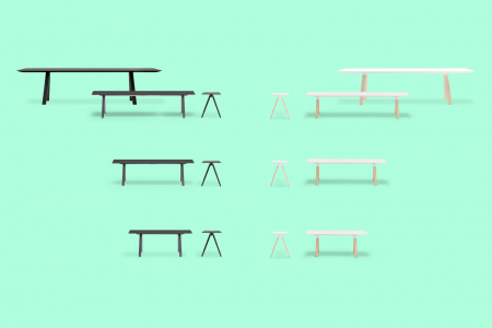 Canapea / Banca Office Arki-bench ARKBW [4]