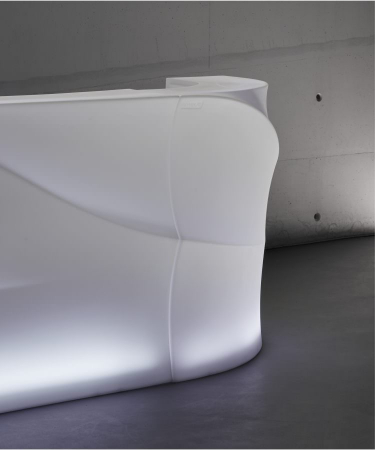 Mobilier HoReCa - Colt Bar modular luminos pentru plaja si piscina Baraonda