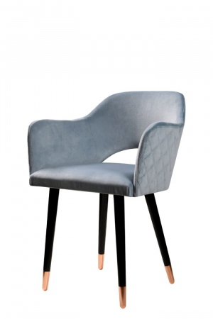 Mobilier HoReCa - Fotoliu cafenea bar club tapitat cadru lemn Pur 031