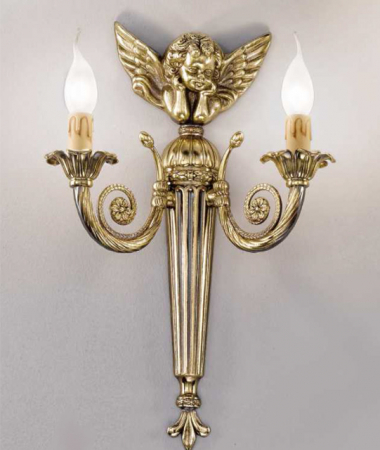 Corpuri De Iluminat - Lampa de perete cu 2 lumini din alama Pur 193