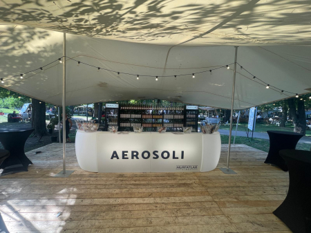 Mobilier bar luminos personalizat Crama Murfatlar [4]