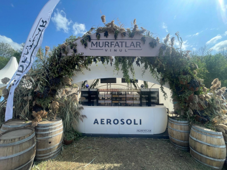 Mobilier bar luminos personalizat Crama Murfatlar [2]