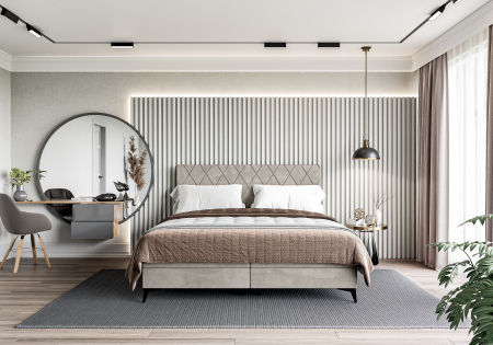 Paturi - Pat matrimonial Milo