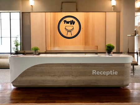 Mobilier Sala De Asteptare - Receptie Curbata Hotel / Clinica Medicala Hippocrate