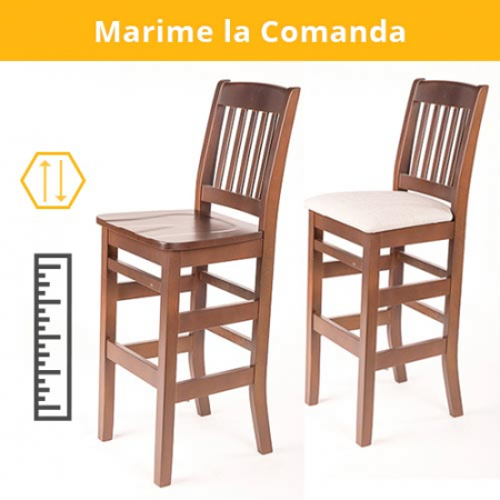 Scaune Inalte De Bar - Scaun fara brate pentru bar Buldog Bar Pentru Insule