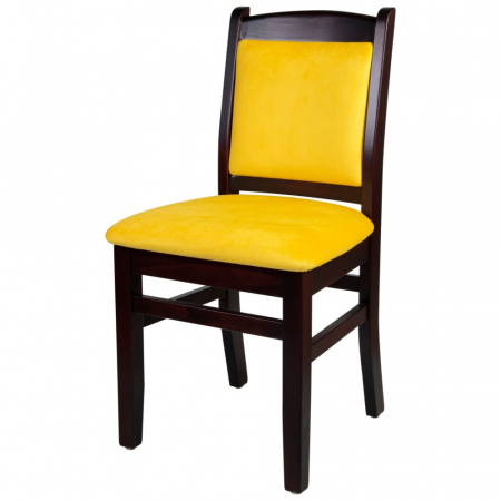 Mobilier HoReCa - Scaun fara brate pentru restaurant Buldog Tapitat cu Spatar Oval