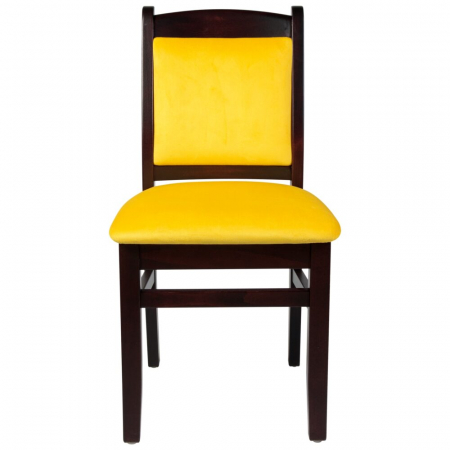 Scaun fara brate pentru restaurant Buldog Tapitat cu Spatar Oval [5]