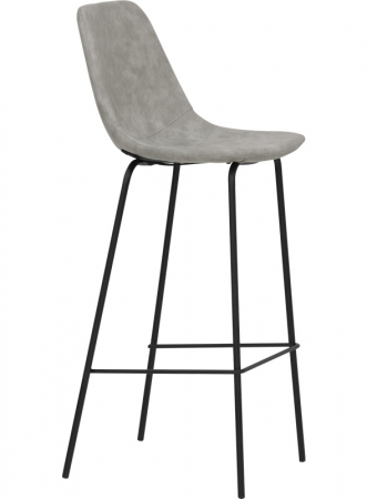Scaune Inalte De Bar - Scaun inalt de bar cu cadru metalic PUR 752