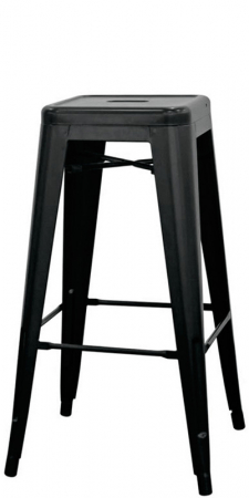 Scaune Inalte De Bar - Scaun inalt de bar cu cadru metalic PUR 755