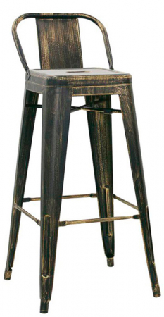 Scaune Inalte De Bar - Scaun inalt de bar cu cadru metalic PUR 763