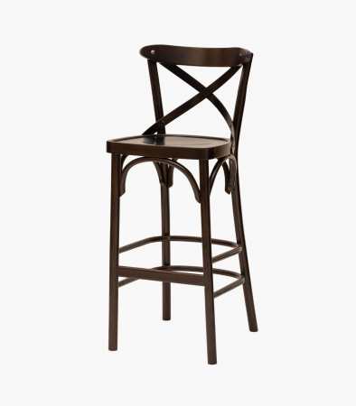 Scaun inalt de bar stil Thonet Vienna Cross [1]