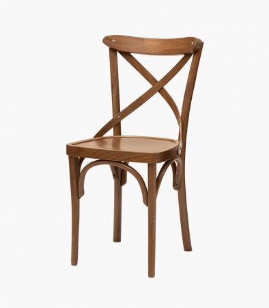Scaune - Scaun restaurant/cafenea din lemn masiv curbat Cross 1