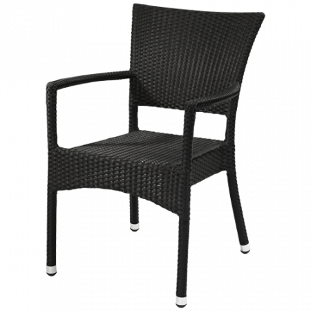 Mobilier HoReCa - Scaun terasa exterior Magnum Negru