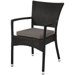 Scaun terasa exterior Magnum Negru [2]