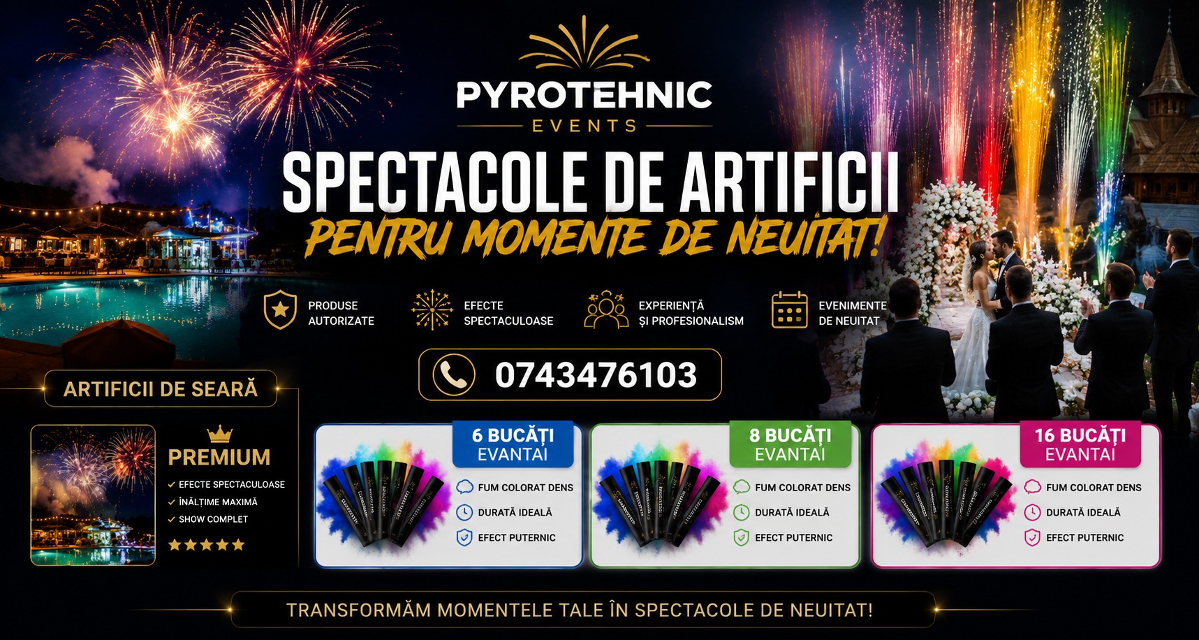 Fumigene multicolore