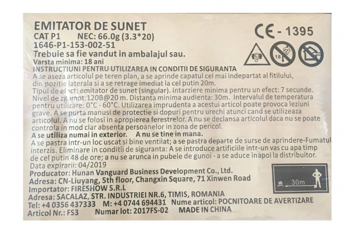 Petarde Fs3 pentru indepartat ursi mistreti [2]