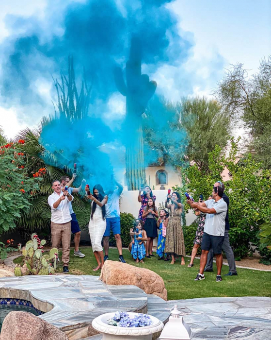 Baterie artificii de zi baby shower gender reveal new trend 2023 [2]
