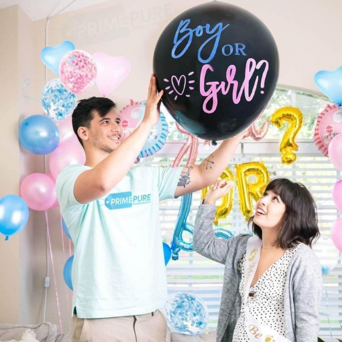 Balon boy or girl confeti [3]