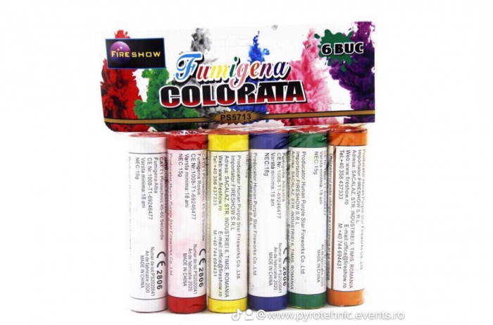 Fumigene multicolore efect 60 secunde [1]