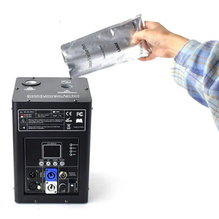 Kit profesional scântei reci – 4 mașini cold sparks cu flight case [2]