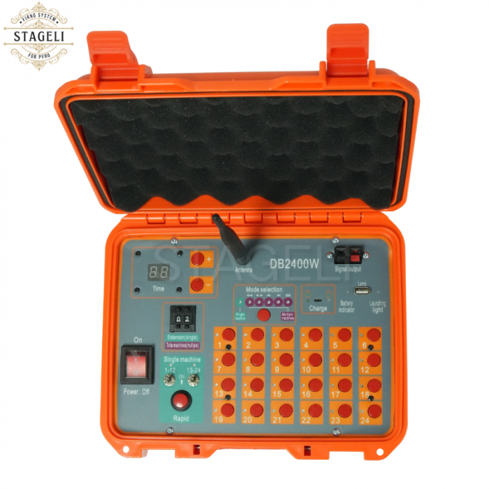 Sistem profesional lansare artificii DB2400W 24 canale [2]