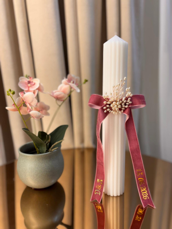 Lumanari Nunta - Lumânare personalizată nuntă/botez