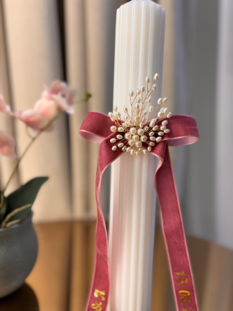 Lumânare personalizată nuntă/botez [1]