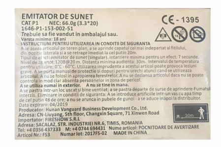 Petarde Fs3 pentru indepartat ursi mistreti [1]