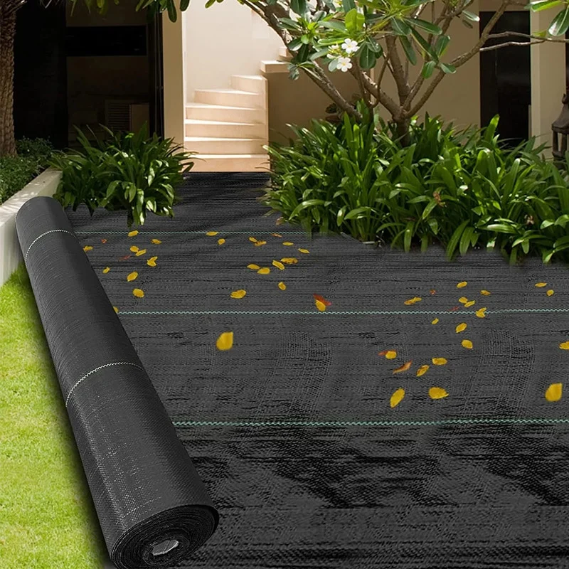 Agrotextil neagru 2 m x 10 m – protecție împotriva buruienilor pentru grădină [3]