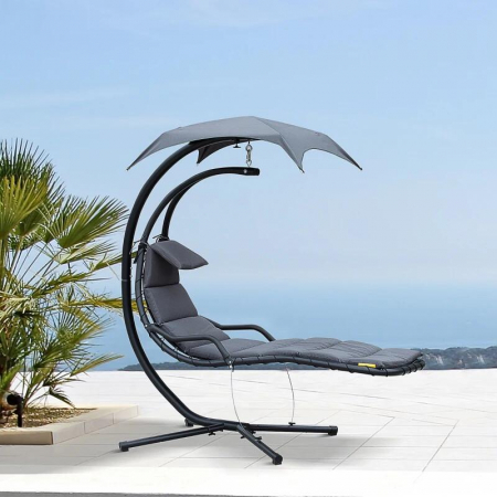 Accesorii casa si  gradina - Fotoliu ssupendat tip sezlong pentru terasa sau gradina